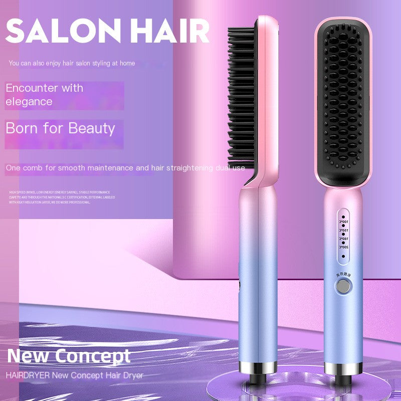 Herramienta de Cepillo Eléctrico para Alisar y Rizar el Cabello